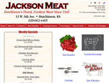 Tablet Screenshot of jacksonmeat.com